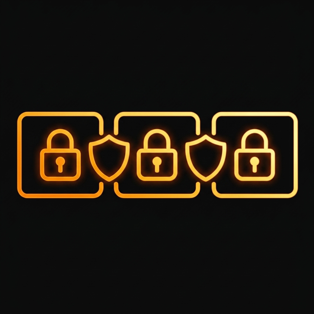 Isolated containers with security shields
